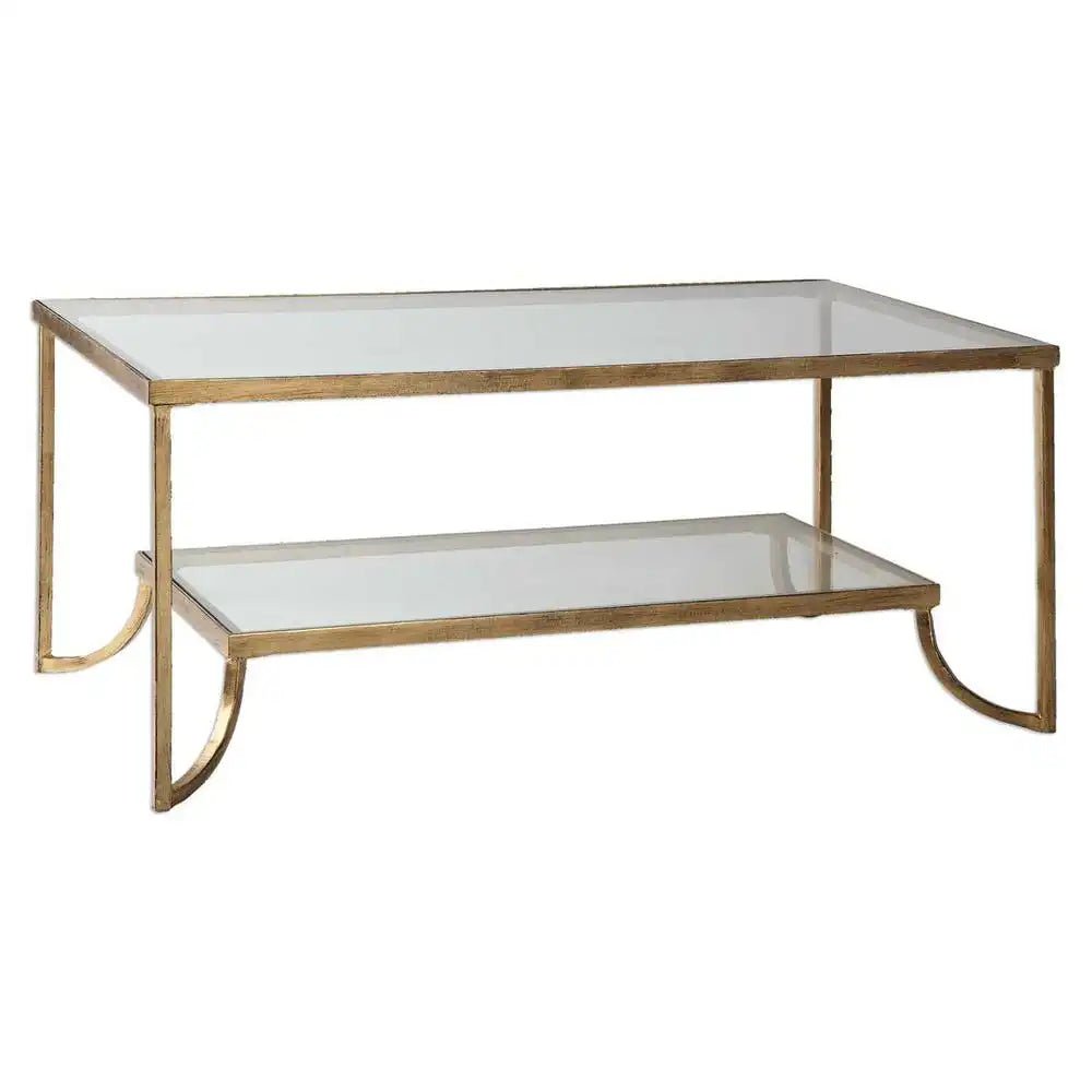 Katina Gold Coffee Table - Uttermost - Coffee Tables by Modest Hut