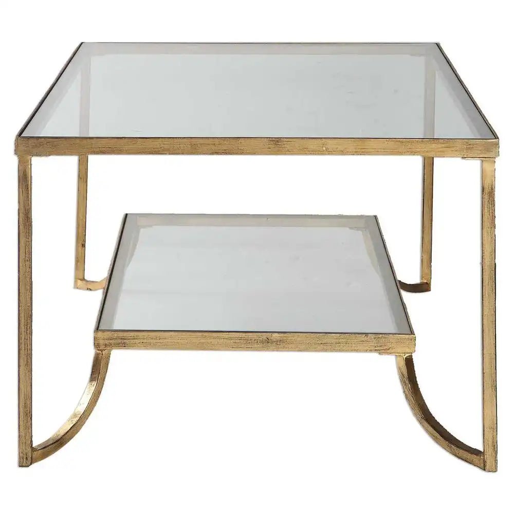 Katina Gold Coffee Table - Uttermost - Coffee Tables by Modest Hut