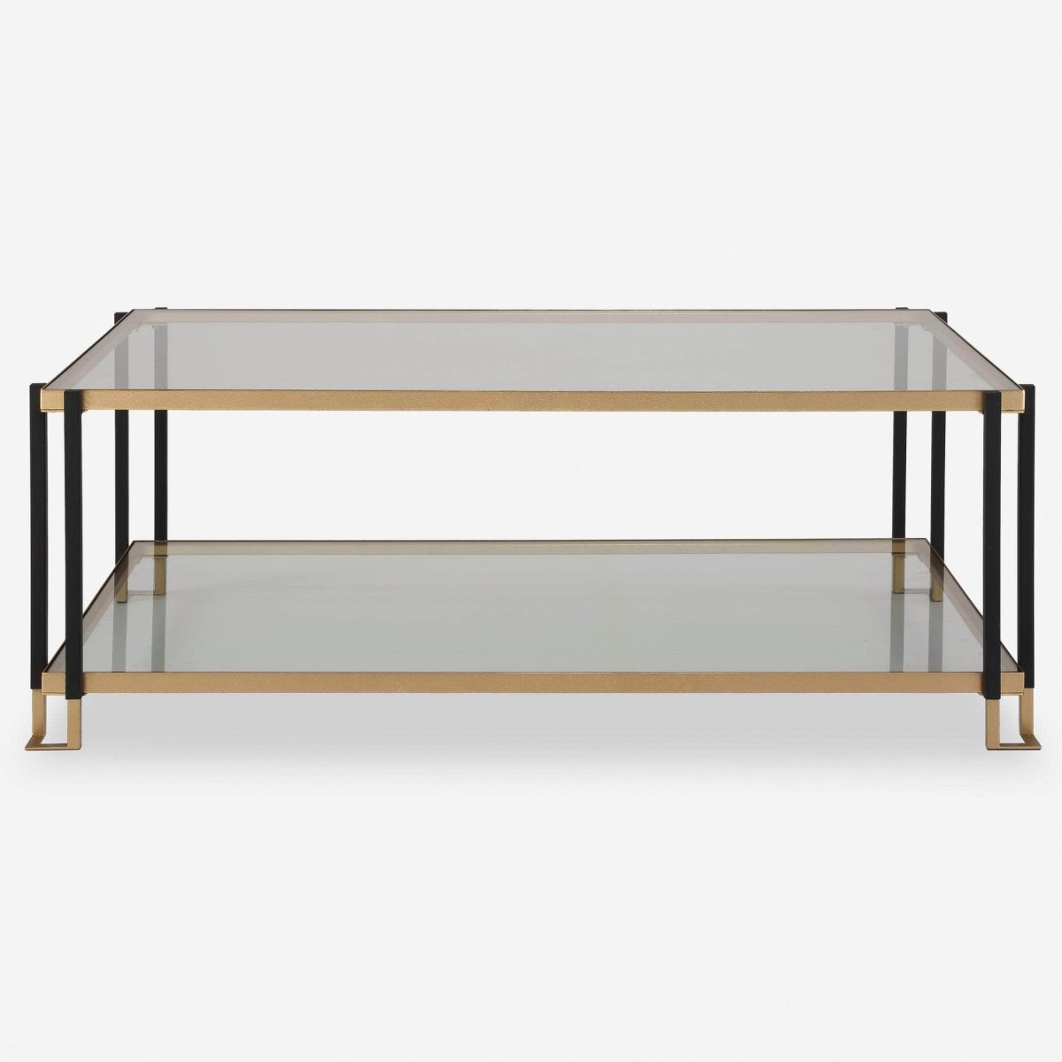 Kentmore Glass Coffee Table - Uttermost - Coffee Tables by Modest Hut