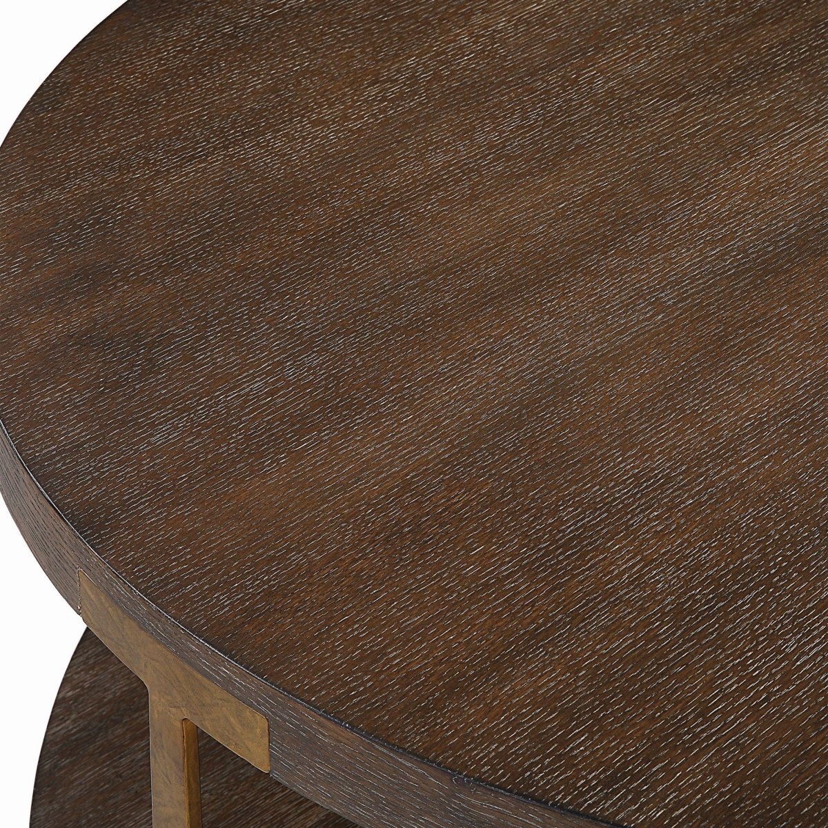 Palisade Round Wood Coffee Table - Uttermost - Coffee Tables by Modest Hut