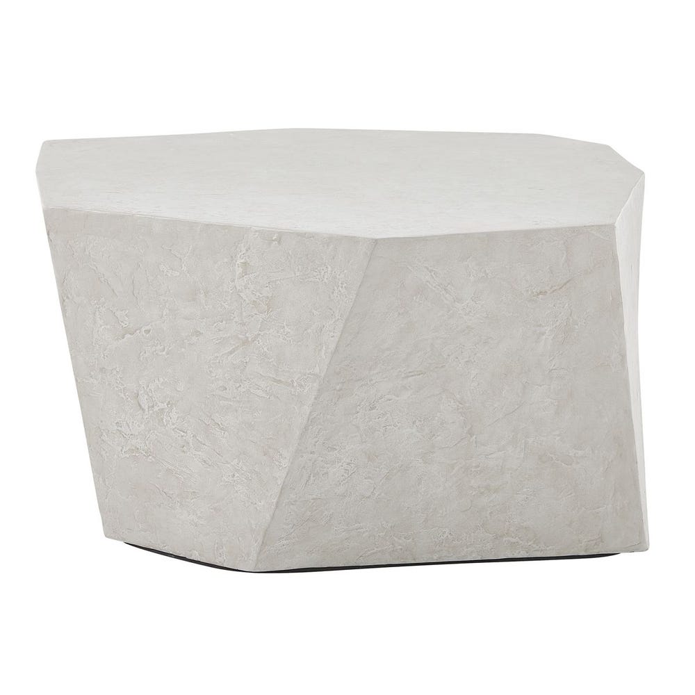 Parra Outdoor Coffee Table, Limestone - Uttermost - Coffee Tables by Modest Hut