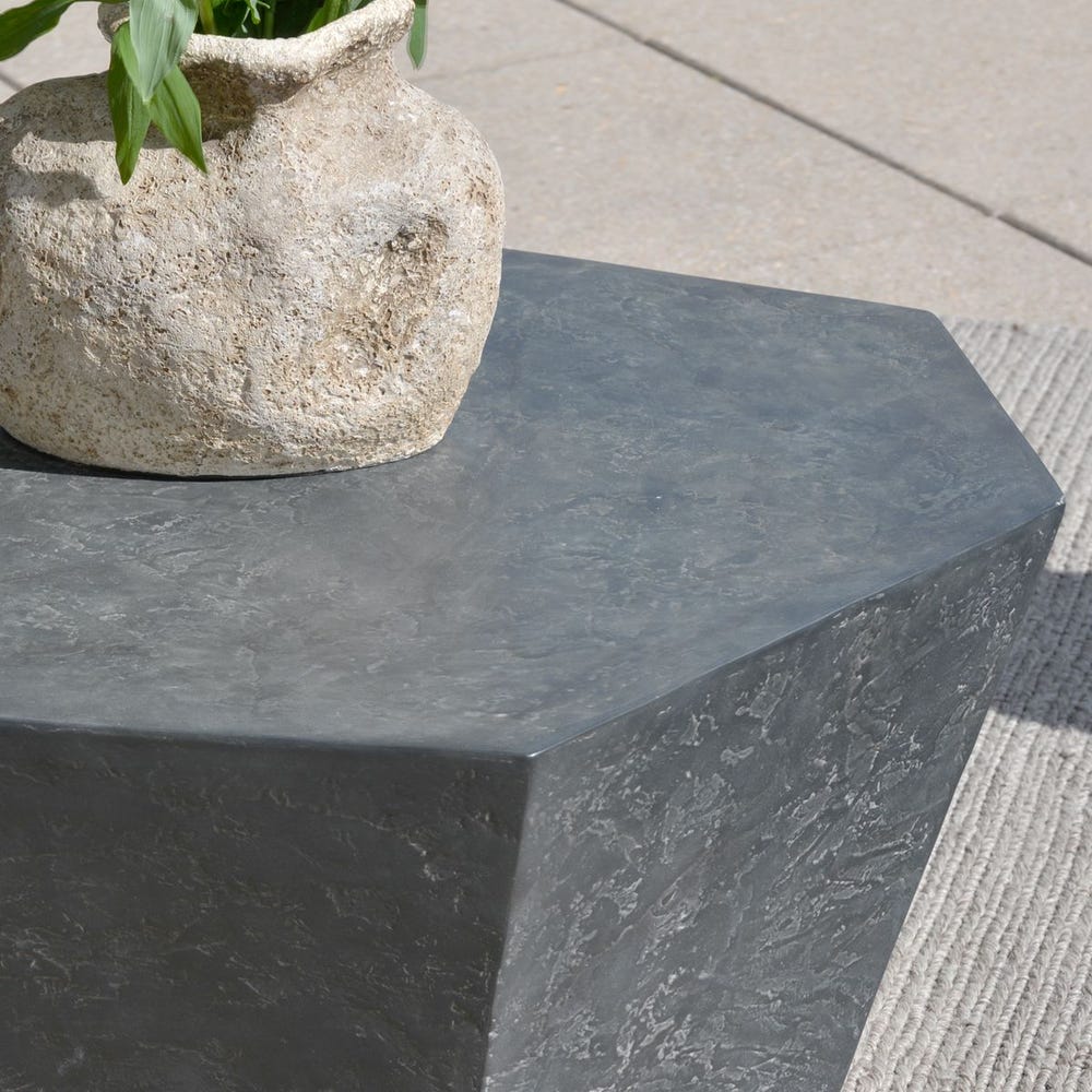 Parra Outdoor Coffee Table, Slate - Uttermost - Coffee Tables by Modest Hut