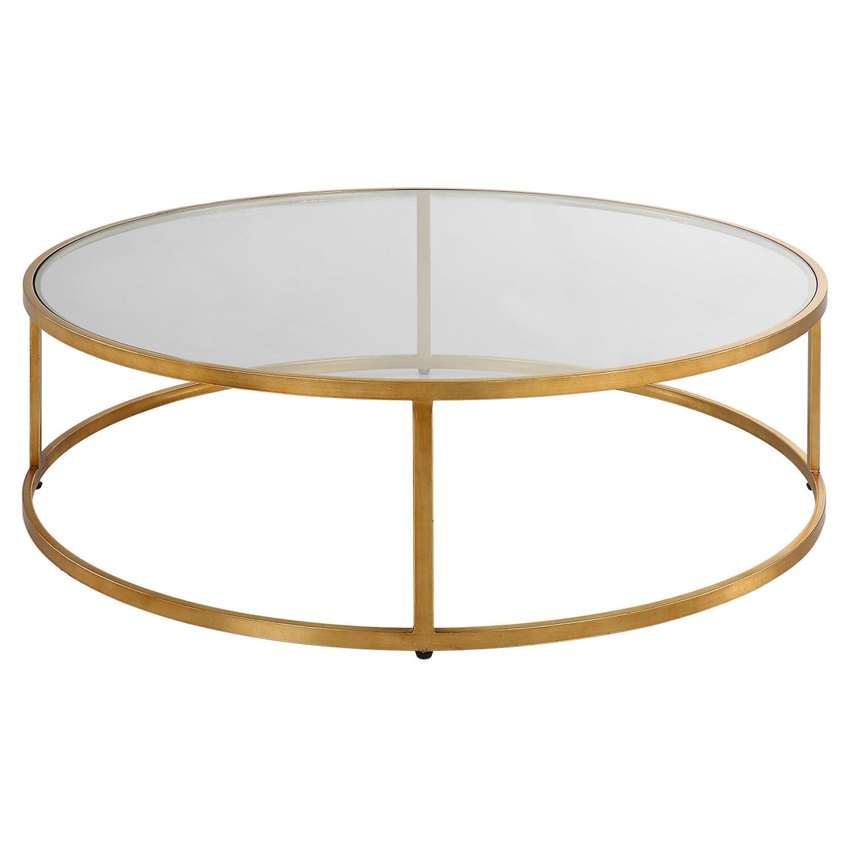 Radius Modern Circular Coffee Table - Uttermost - Coffee Tables by Modest Hut
