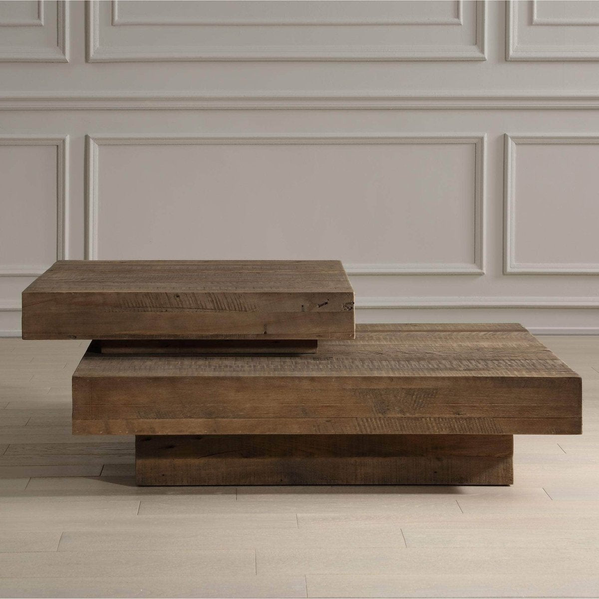 Rustic Planes Modern Coffee Table - Uttermost - Coffee Tables by Modest Hut