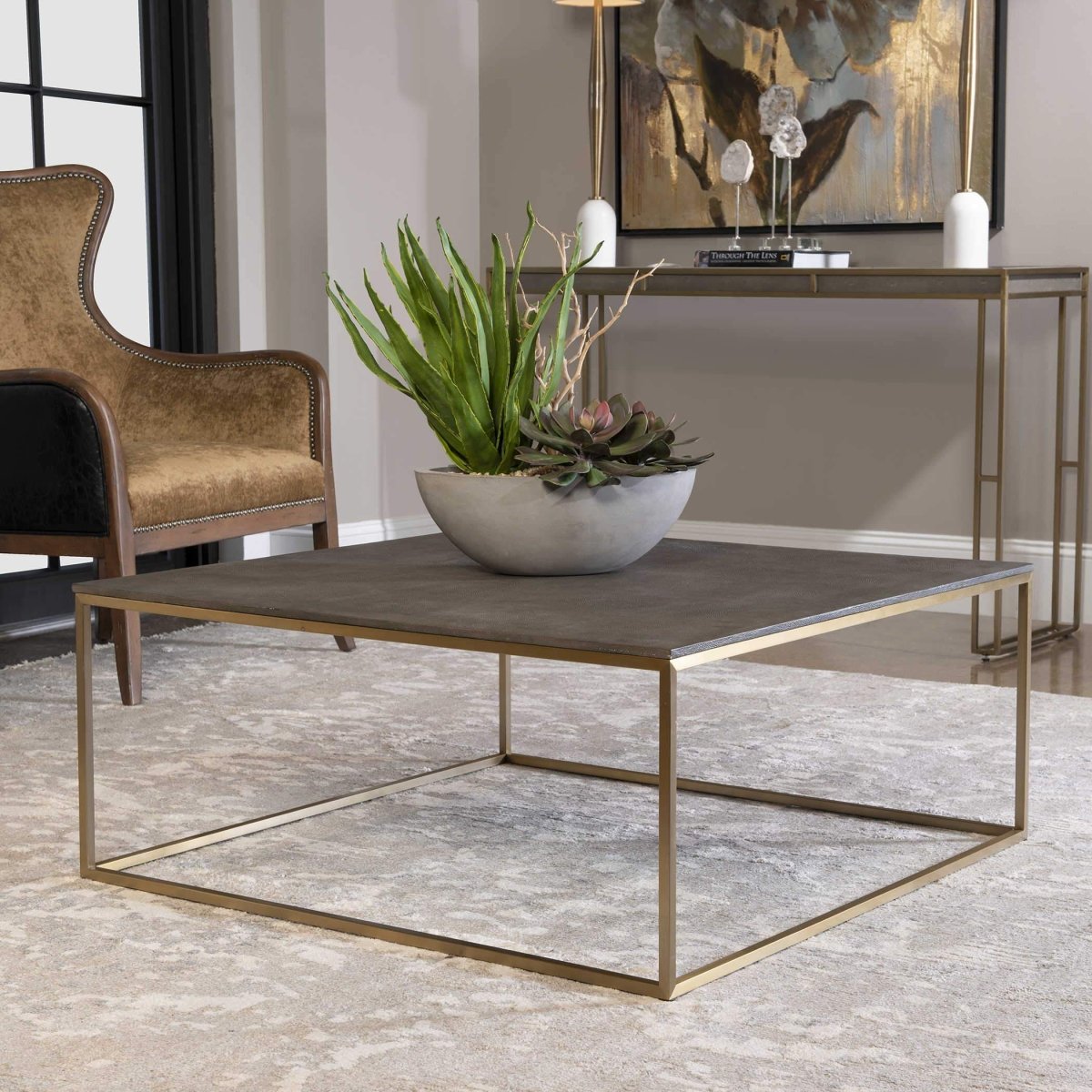 Trebon Modern Coffee Table - Uttermost - Coffee Tables by Modest Hut