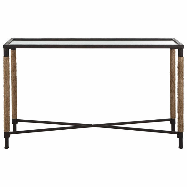 Braddock Coastal Console Table - Uttermost - Console Tables by Modest Hut