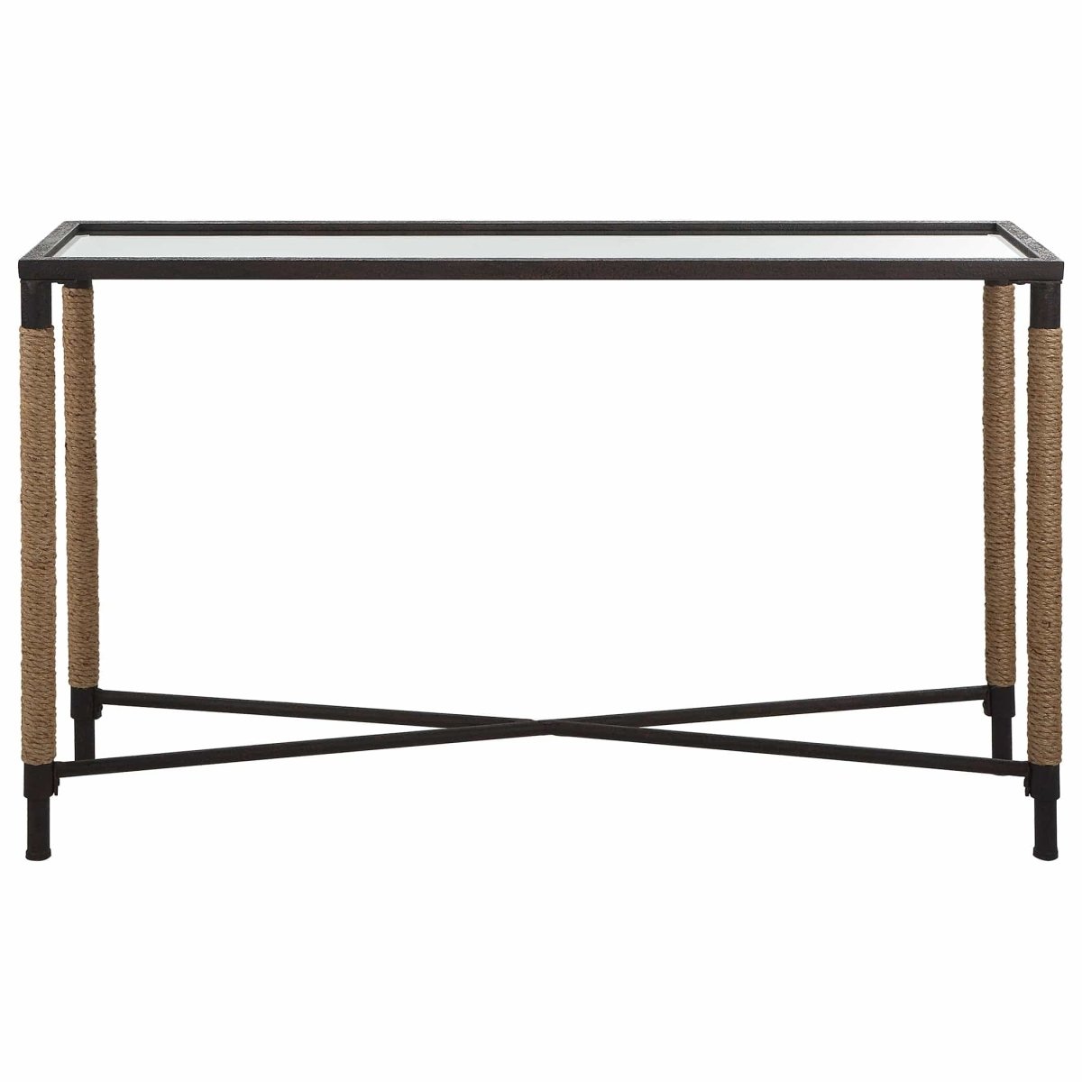 Braddock Coastal Console Table - Uttermost - Console Tables by Modest Hut