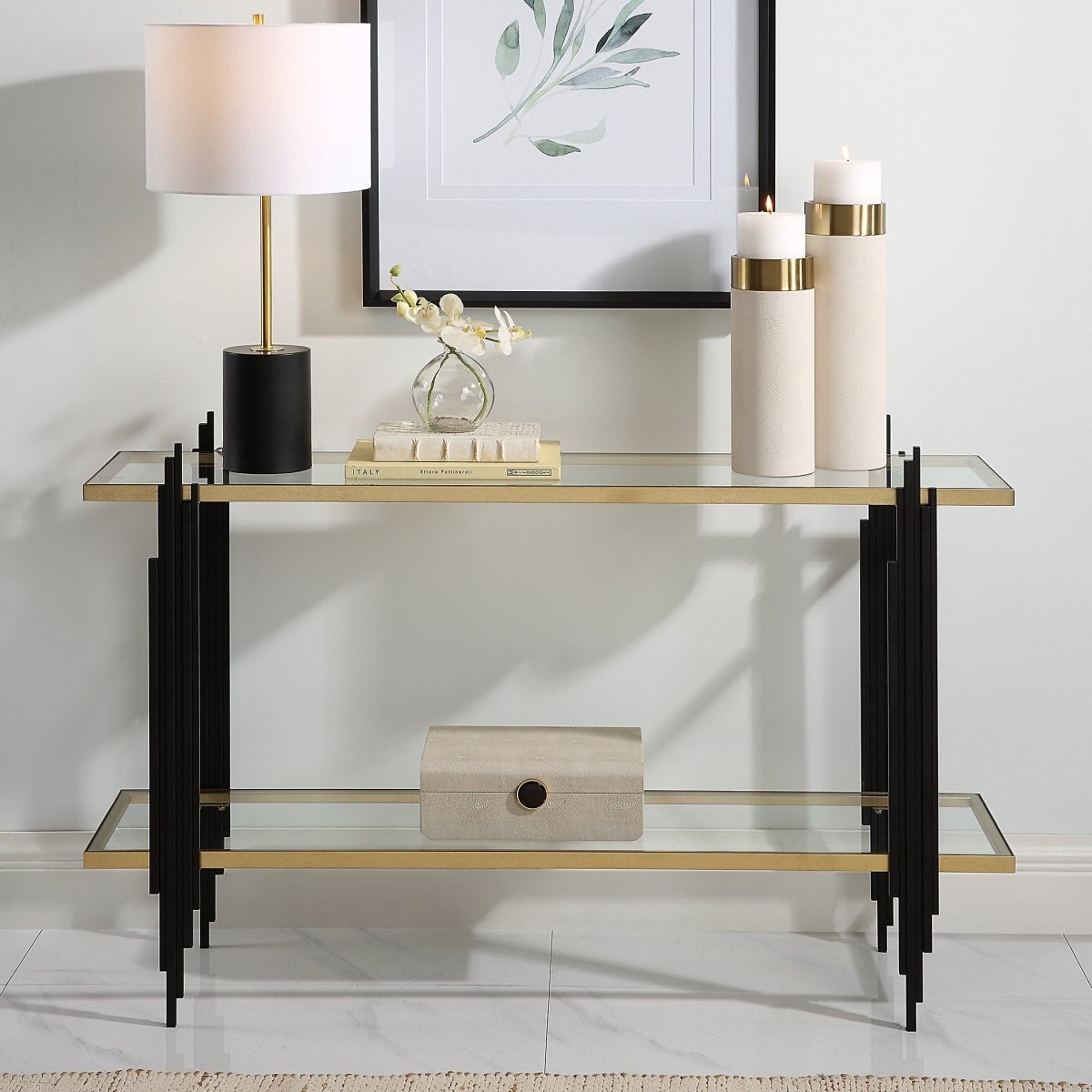 Empire Cityscape Console Table - Uttermost - Console Tables by Modest Hut