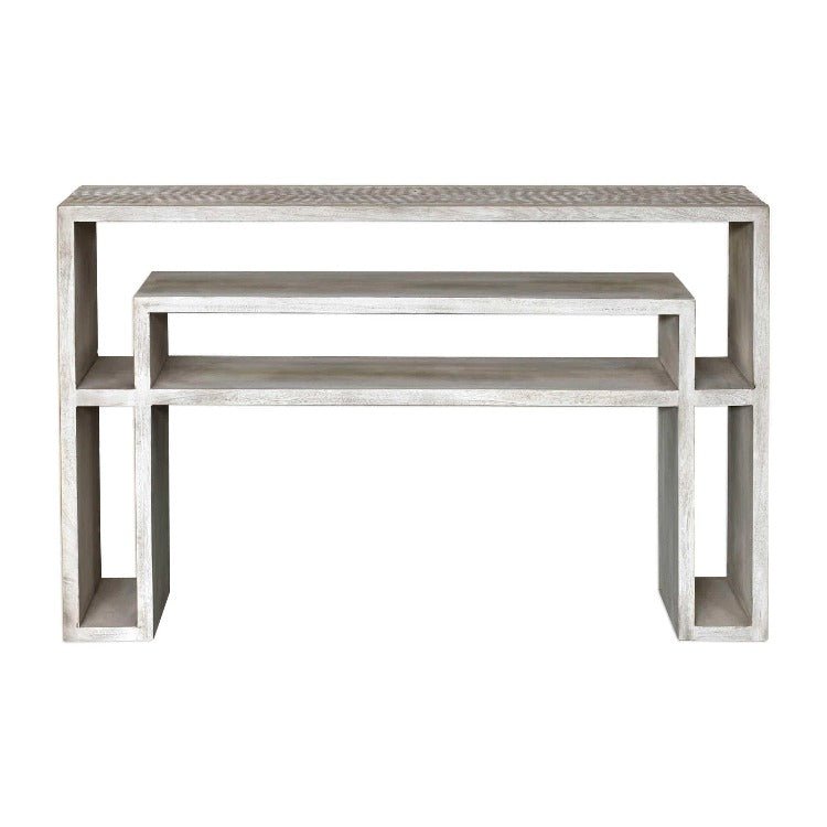 Genara | Hand Carved Console Table - Uttermost - Console Tables by Modest Hut