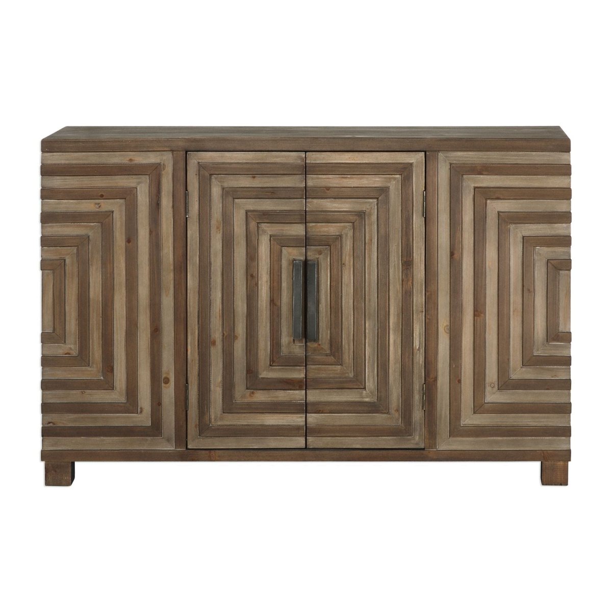 Layton Geometric Console Cabinet - Uttermost - Console Tables by Modest Hut