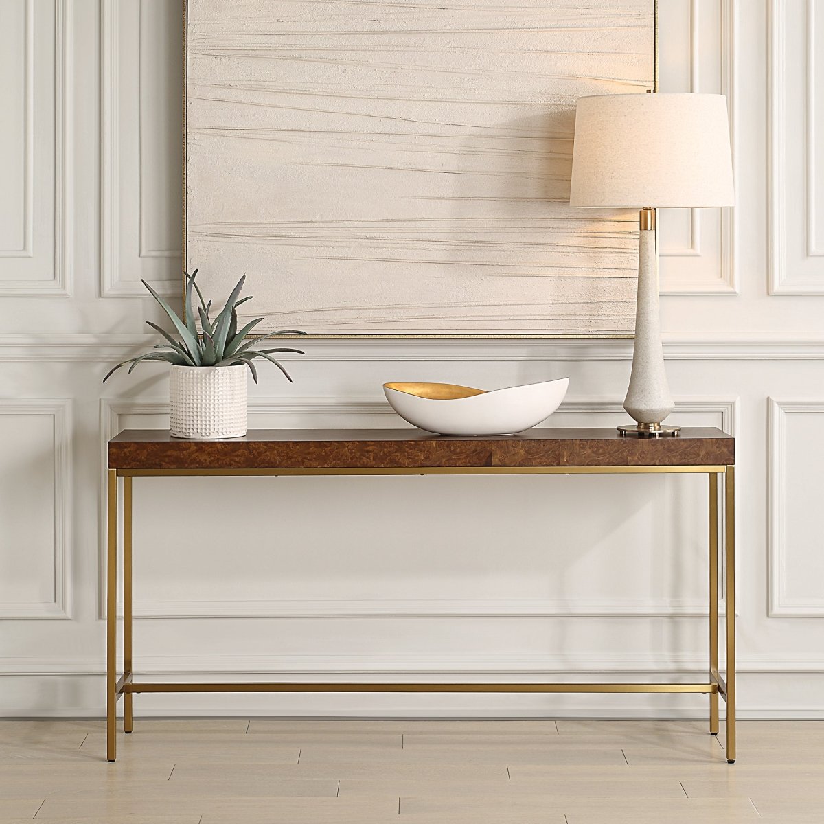 Moran Burl Console Table - Uttermost - Console Tables by Modest Hut