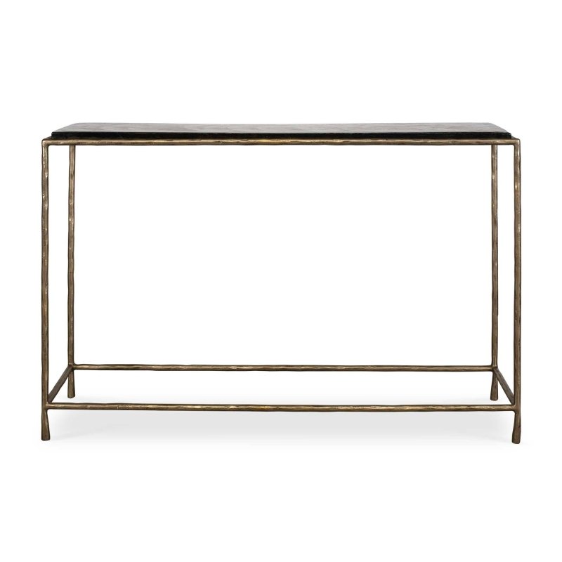 Ovard Minimalist Metal Console Table - Console Tables