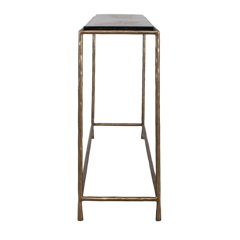 Ovard Minimalist Metal Console Table - Console Tables