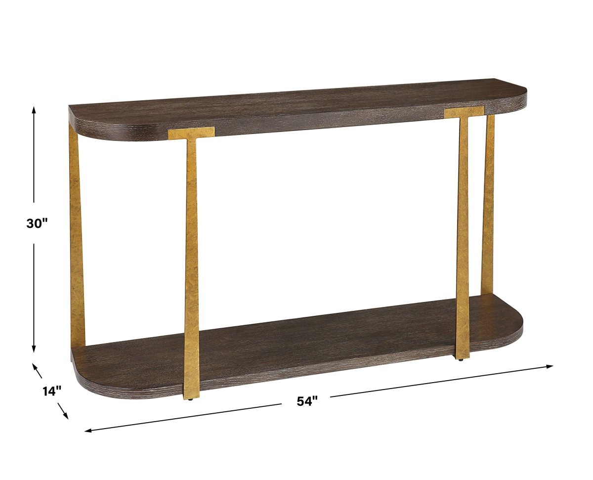 Palisade Wood Console Table - Uttermost - Console Tables by Modest Hut