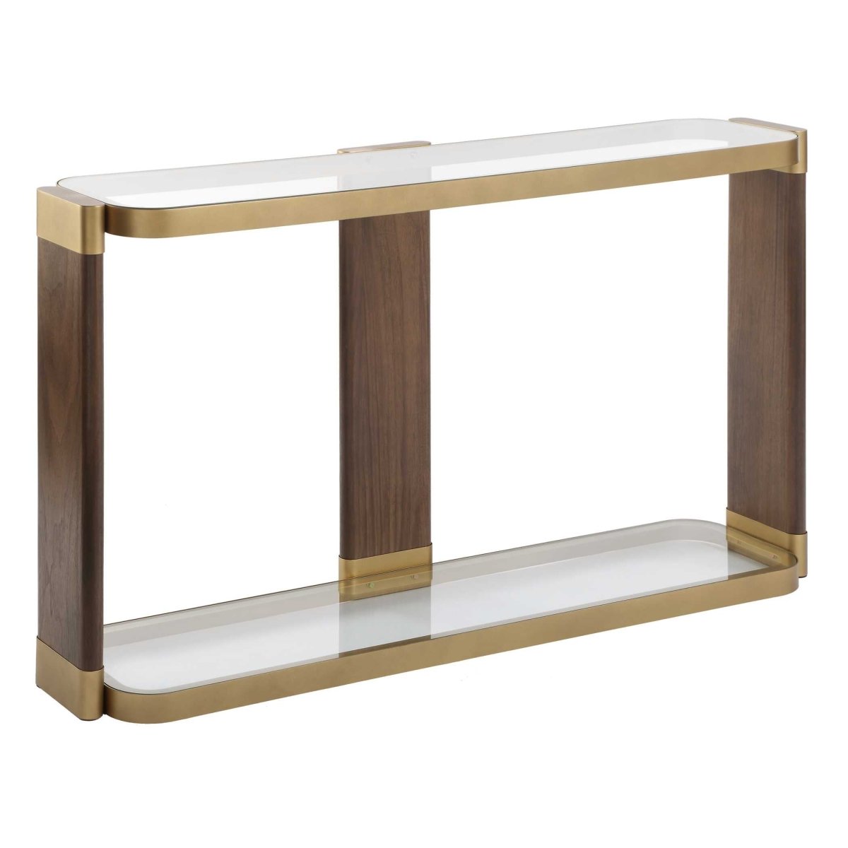 Ryles Glass Console Table - Uttermost - Console Tables by Modest Hut