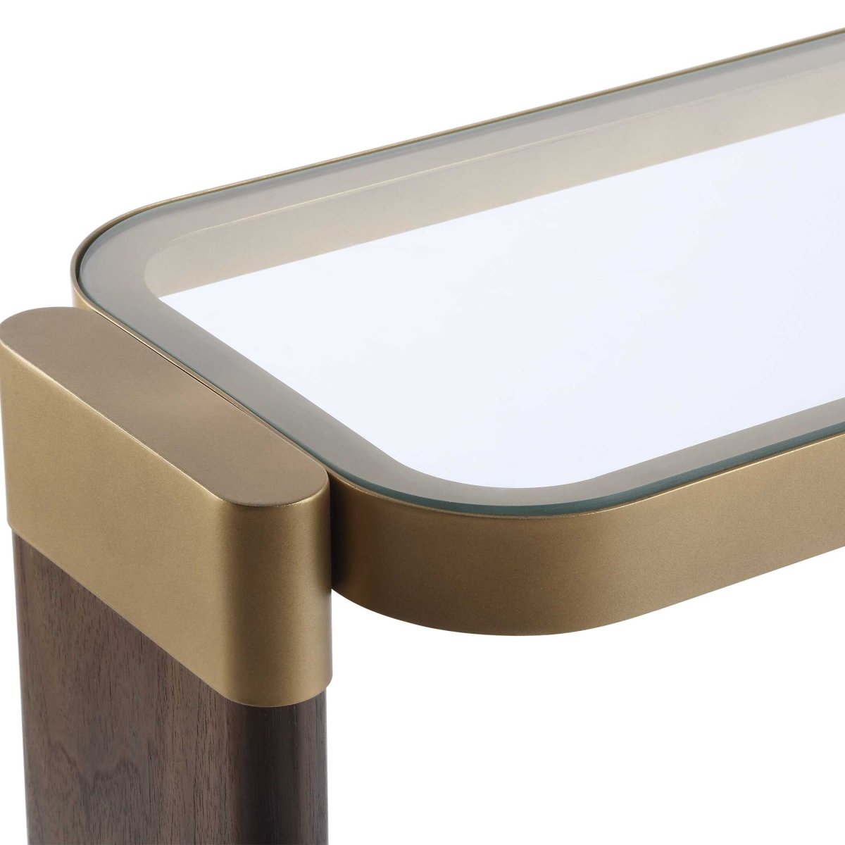 Ryles Glass Console Table - Uttermost - Console Tables by Modest Hut