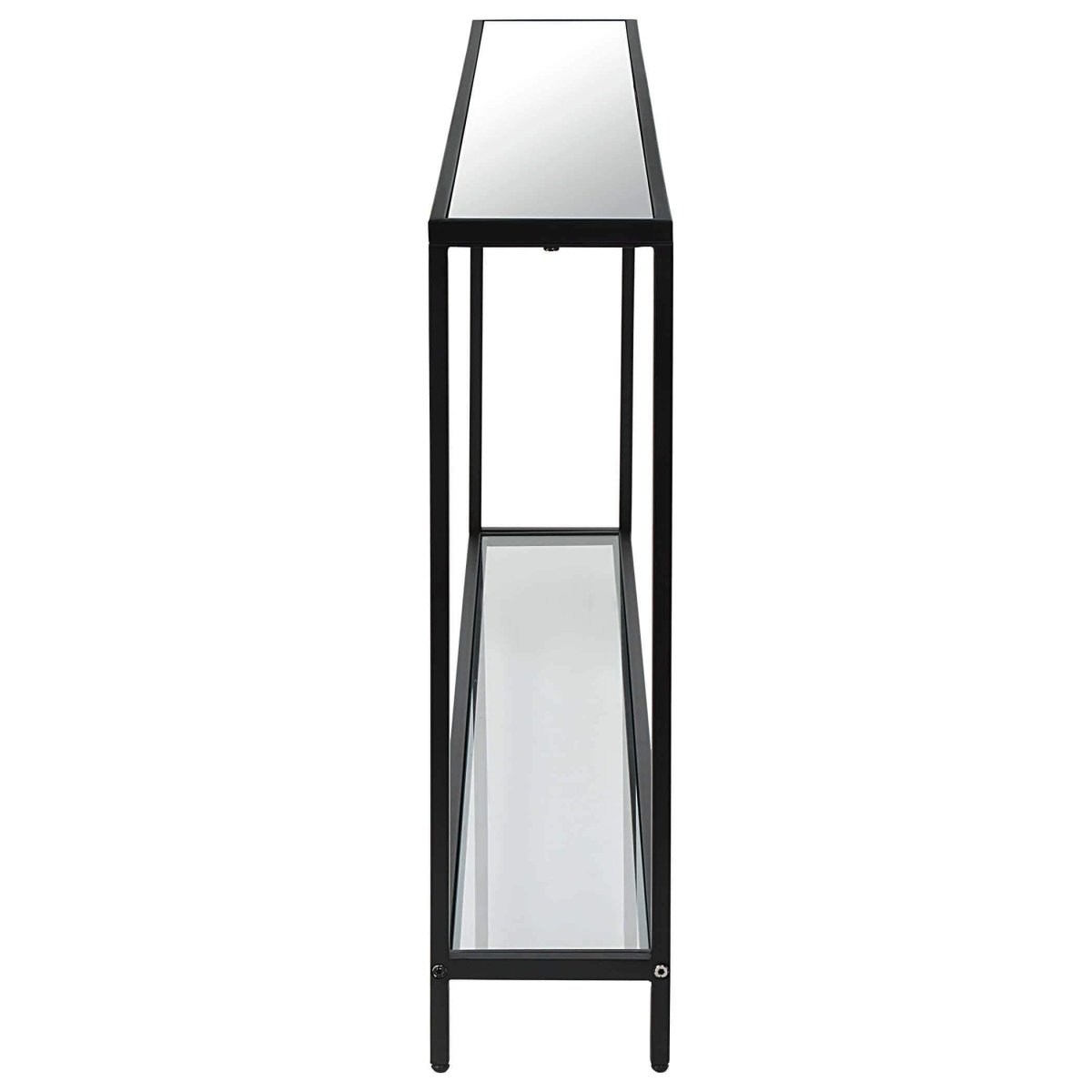 Satin Black Iron Console Table - Uttermost - Console Tables by Modest Hut