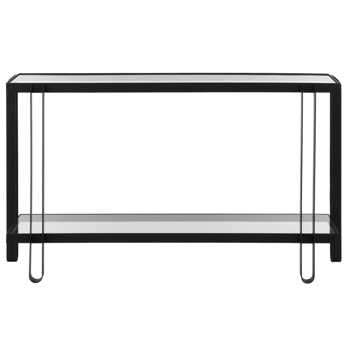 Shadow Black Iron Console Table - Uttermost - Console Tables by Modest Hut