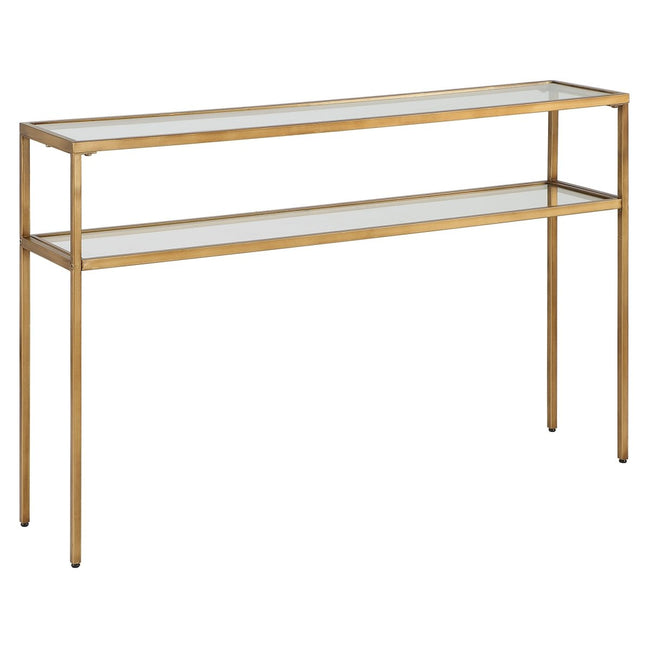 Warm Gold Iron Console Table - Uttermost - Console Tables by Modest Hut