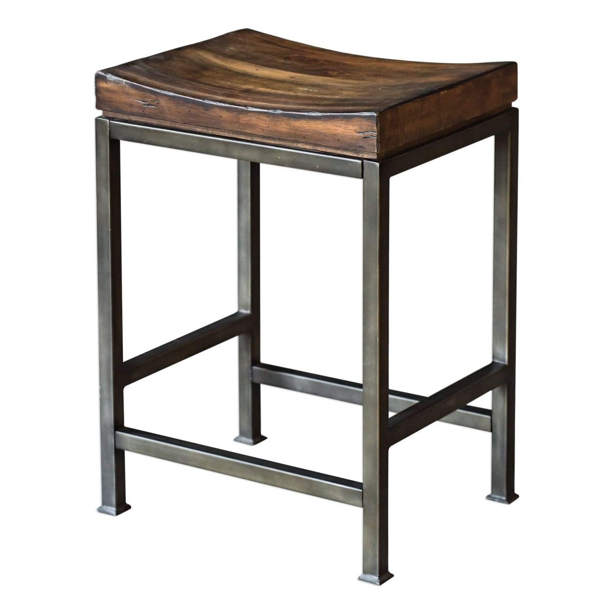 Beck Hardwood Counter Stool - Uttermost - Counter Stools by Modest Hut