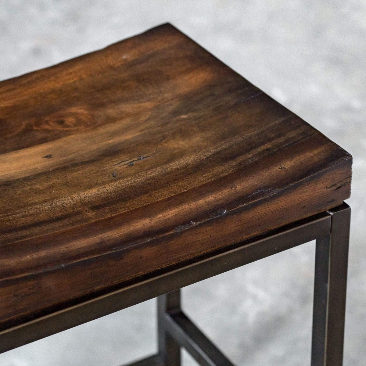 Beck Hardwood Counter Stool - Uttermost - Counter Stools by Modest Hut