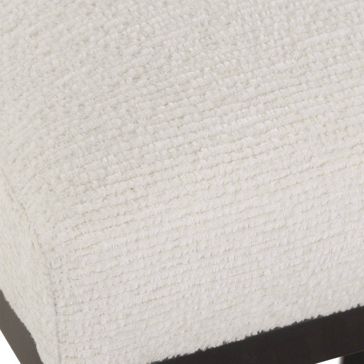 Black Counter Stool with Cream Fabric - Uttermost - Counter Stools by Modest Hut