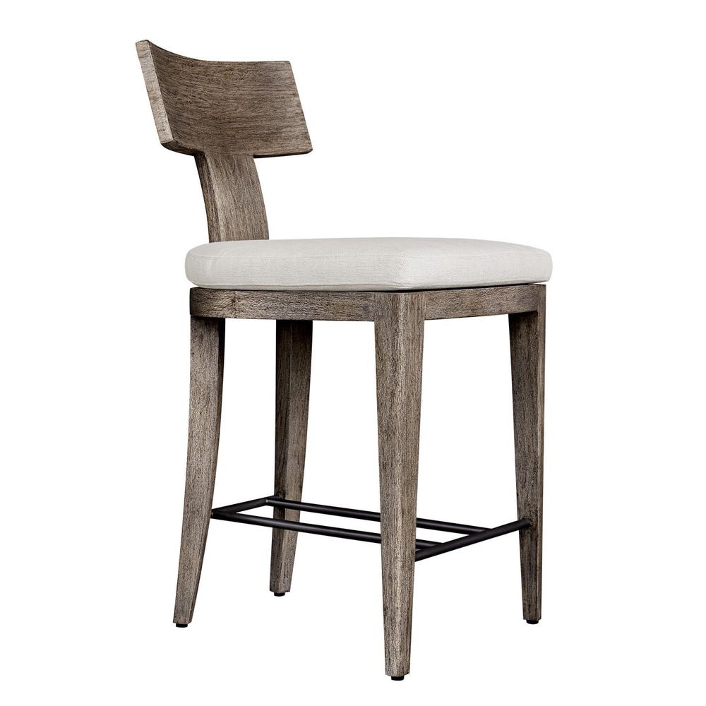 Cellini Outdoor Counter Stool - Uttermost - Counter Stools by Modest Hut