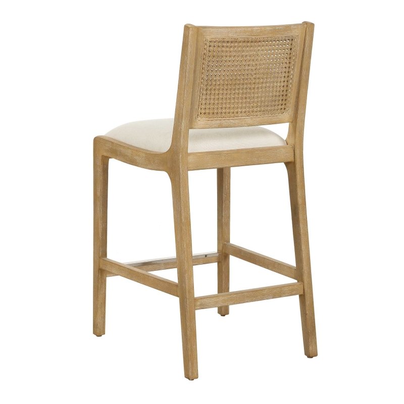 Interweave Coastal Rattan Counter Stool - Bar Stools