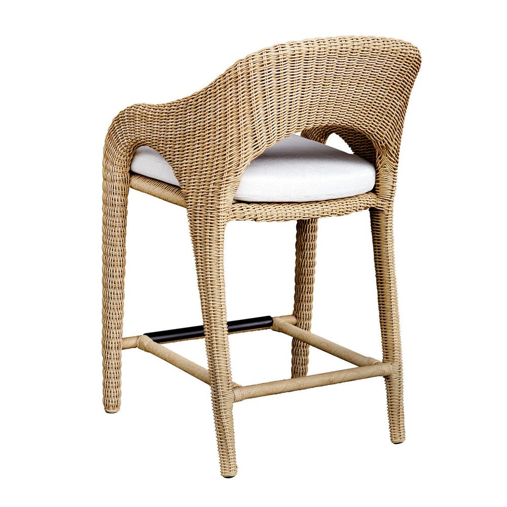Kavali Outdoor Counter Stool - Uttermost - Counter Stools by Modest Hut