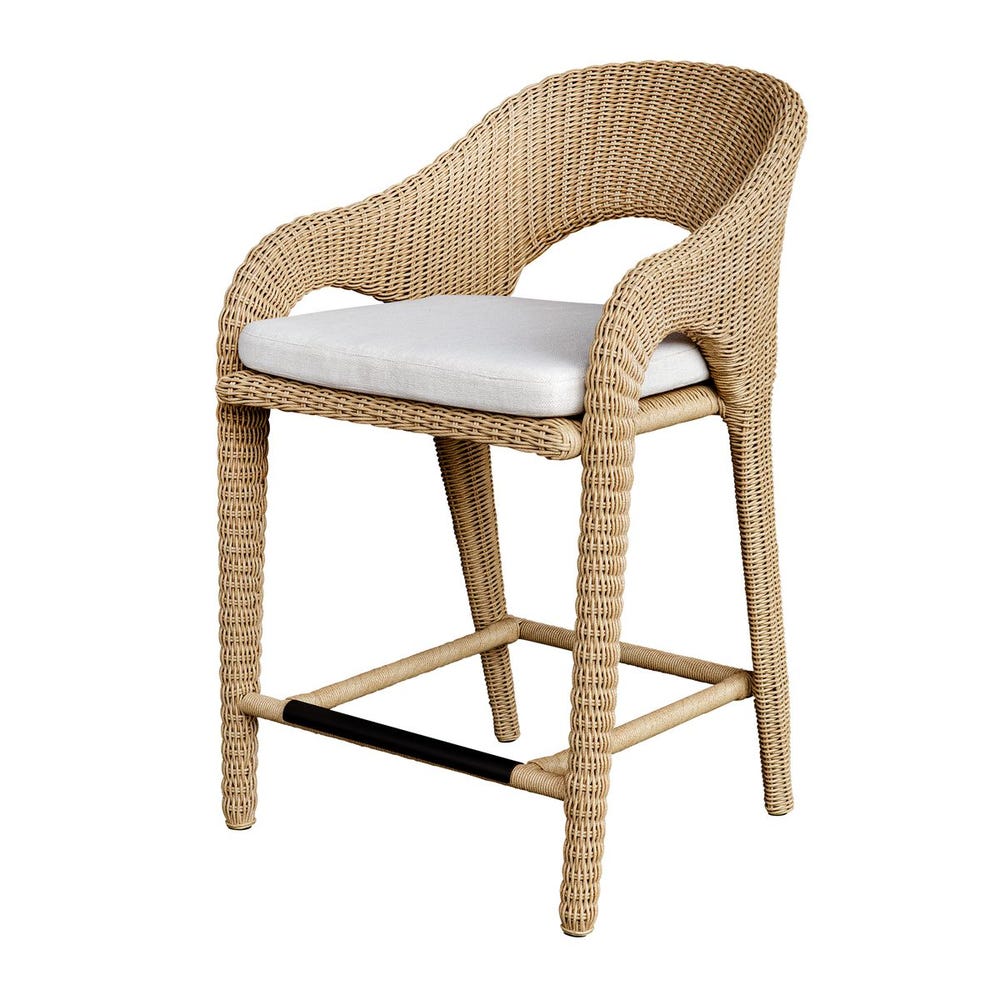 Kavali Outdoor Counter Stool - Uttermost - Counter Stools by Modest Hut