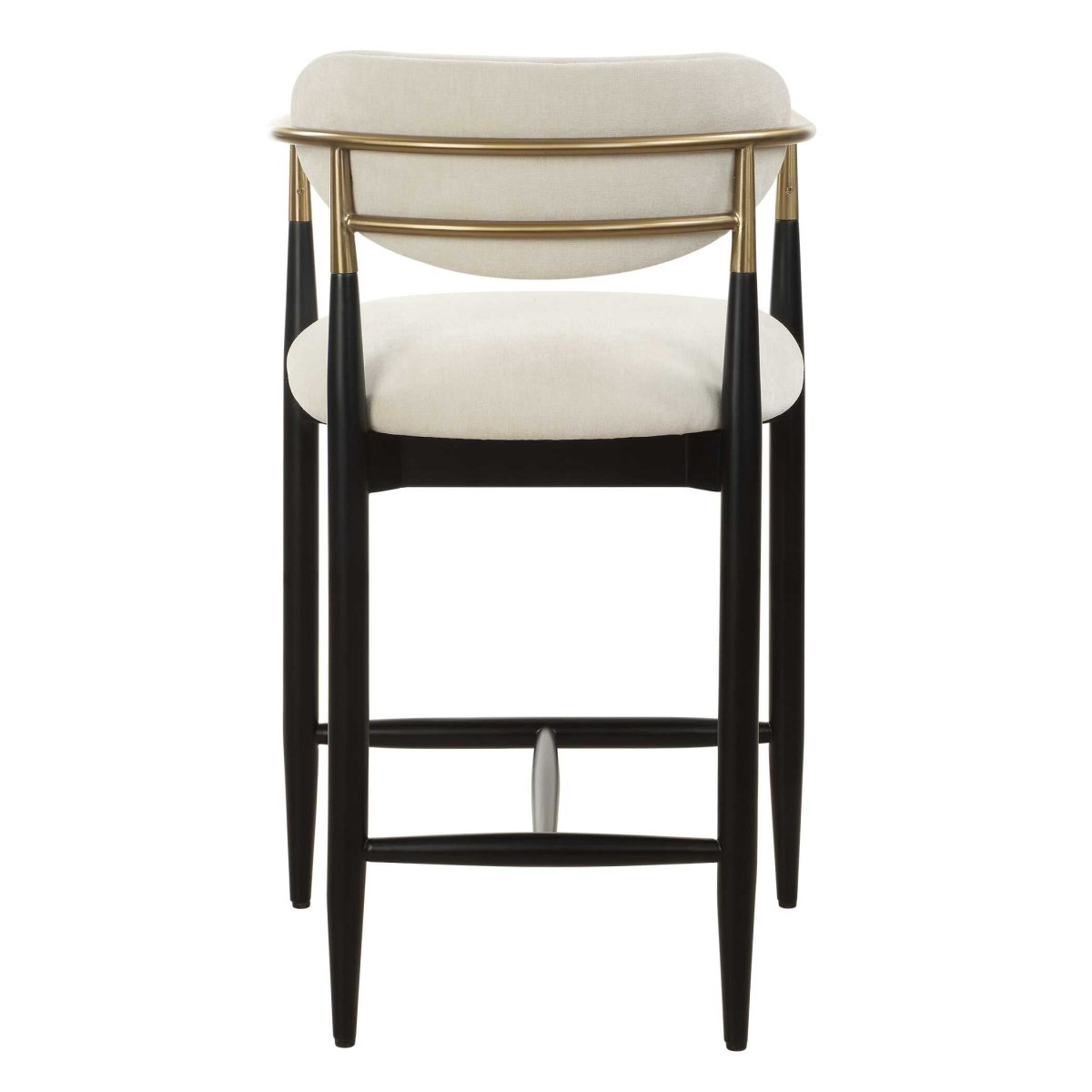 Moxie White Counter Stool - Uttermost - Counter Stools by Modest Hut