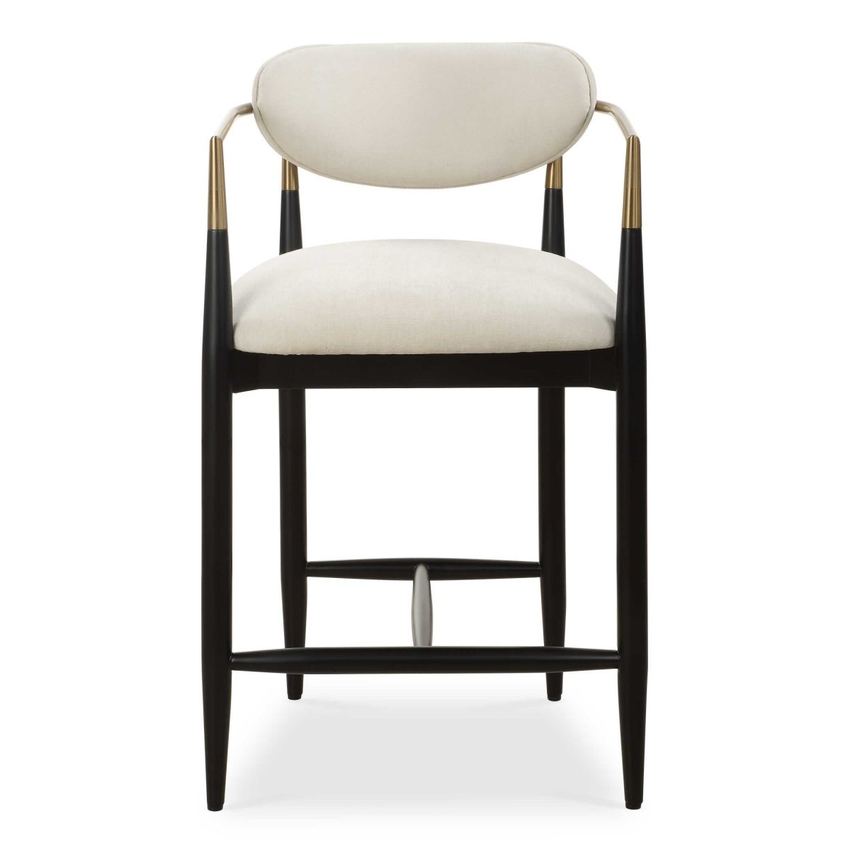 Moxie White Counter Stool - Uttermost - Counter Stools by Modest Hut