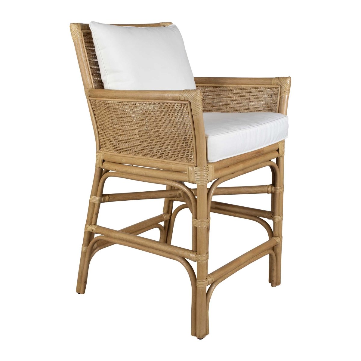 Pacific Rattan Counter Stool - Uttermost - Counter Stools by Modest Hut