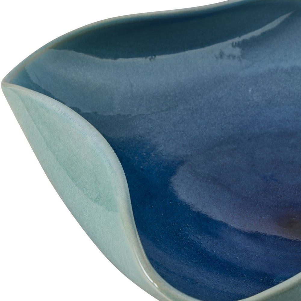 Blue Lagoon Outdoor Bowl - Uttermost - Decorative Bowls by Modest Hut