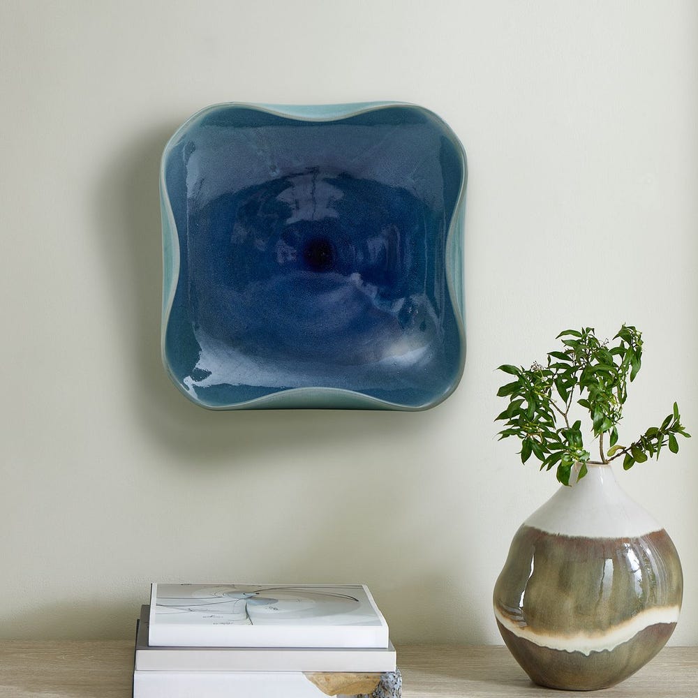 Blue Lagoon Outdoor Bowl - Uttermost - Decorative Bowls by Modest Hut