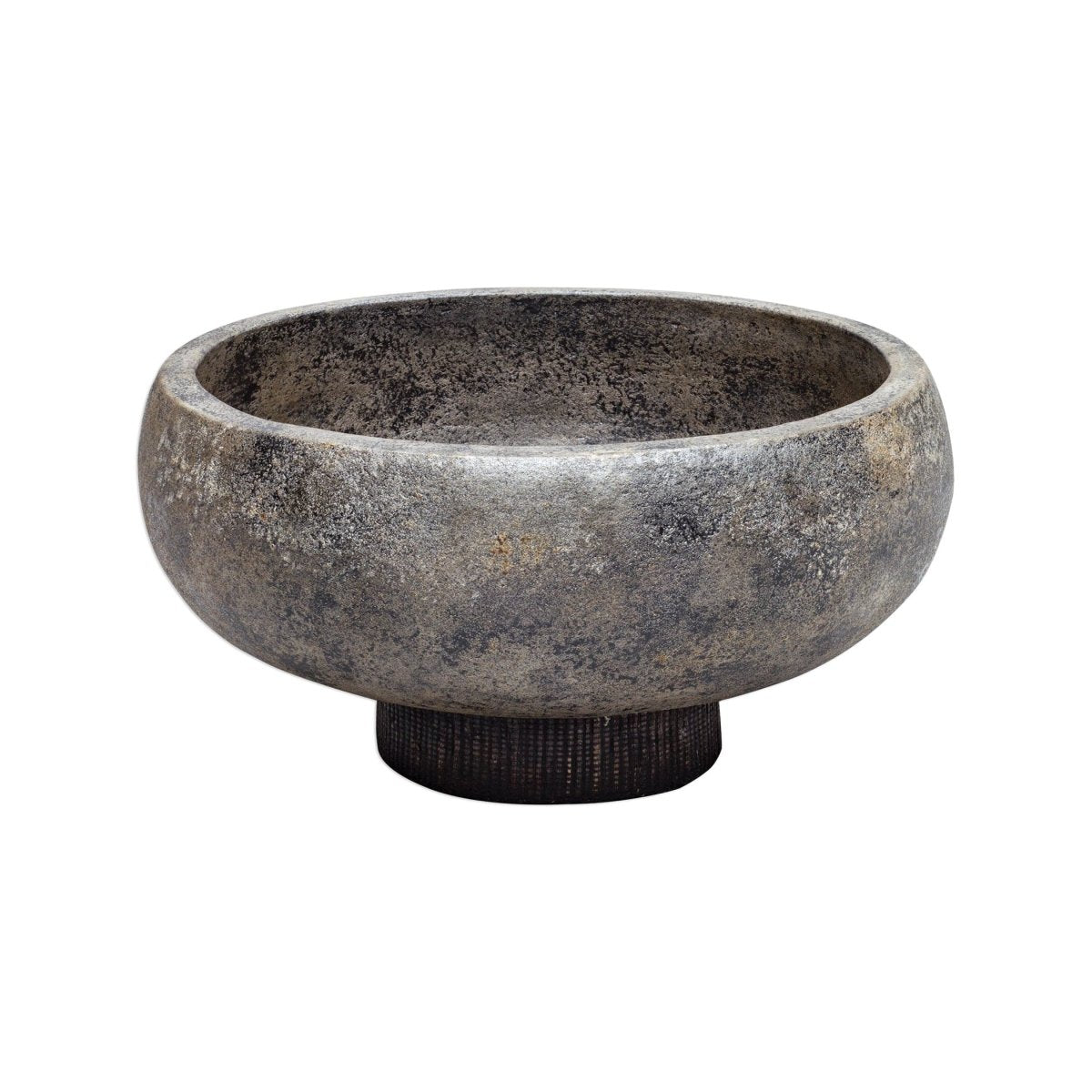 Brixton Aged Black Bowl - Uttermost - Decorative Bowls by Modest Hut