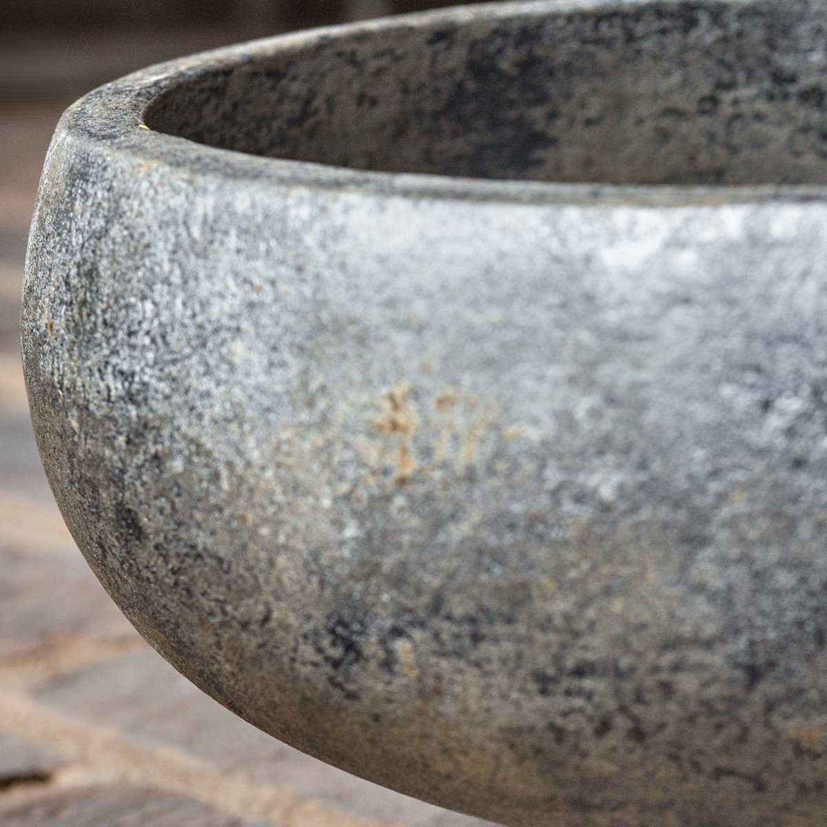 Brixton Aged Black Bowl - Uttermost - Decorative Bowls by Modest Hut