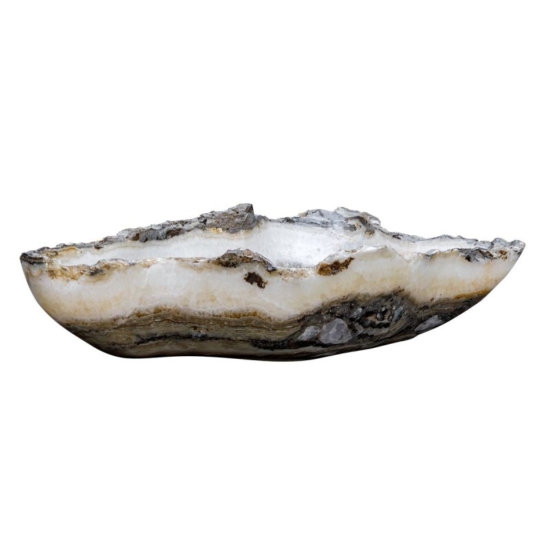 Lunara Gray Onyx Indoor-Outdoor Bowl decorative bowl by Uttermost