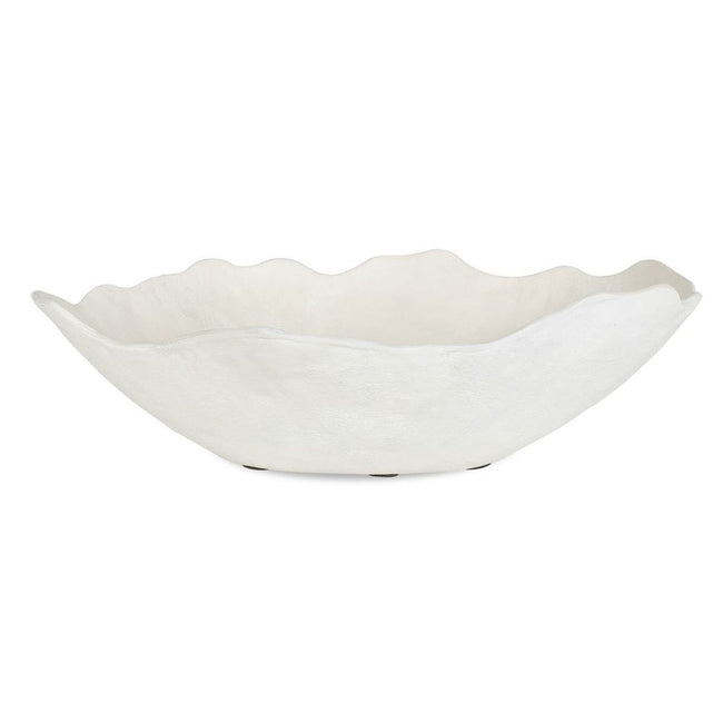 Obscura Outdoor Bowl, Warm White - Uttermost - Decorative Bowls by Modest Hut