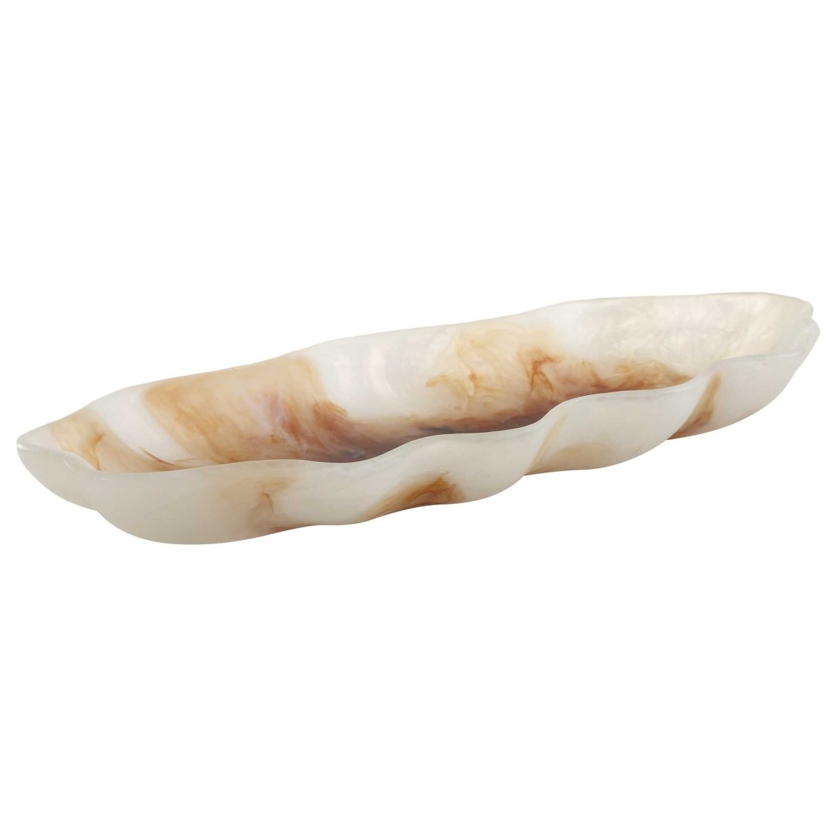 Organic Elegance Wavy Oval Bowl - Uttermost - Decorative Bowls by Modest Hut
