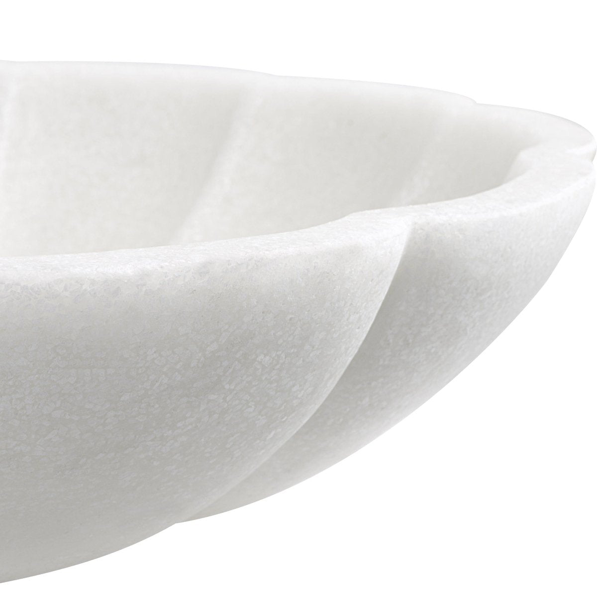 Petal Ivory Ricestone Bowl - Uttermost - Decorative Bowls by Modest Hut