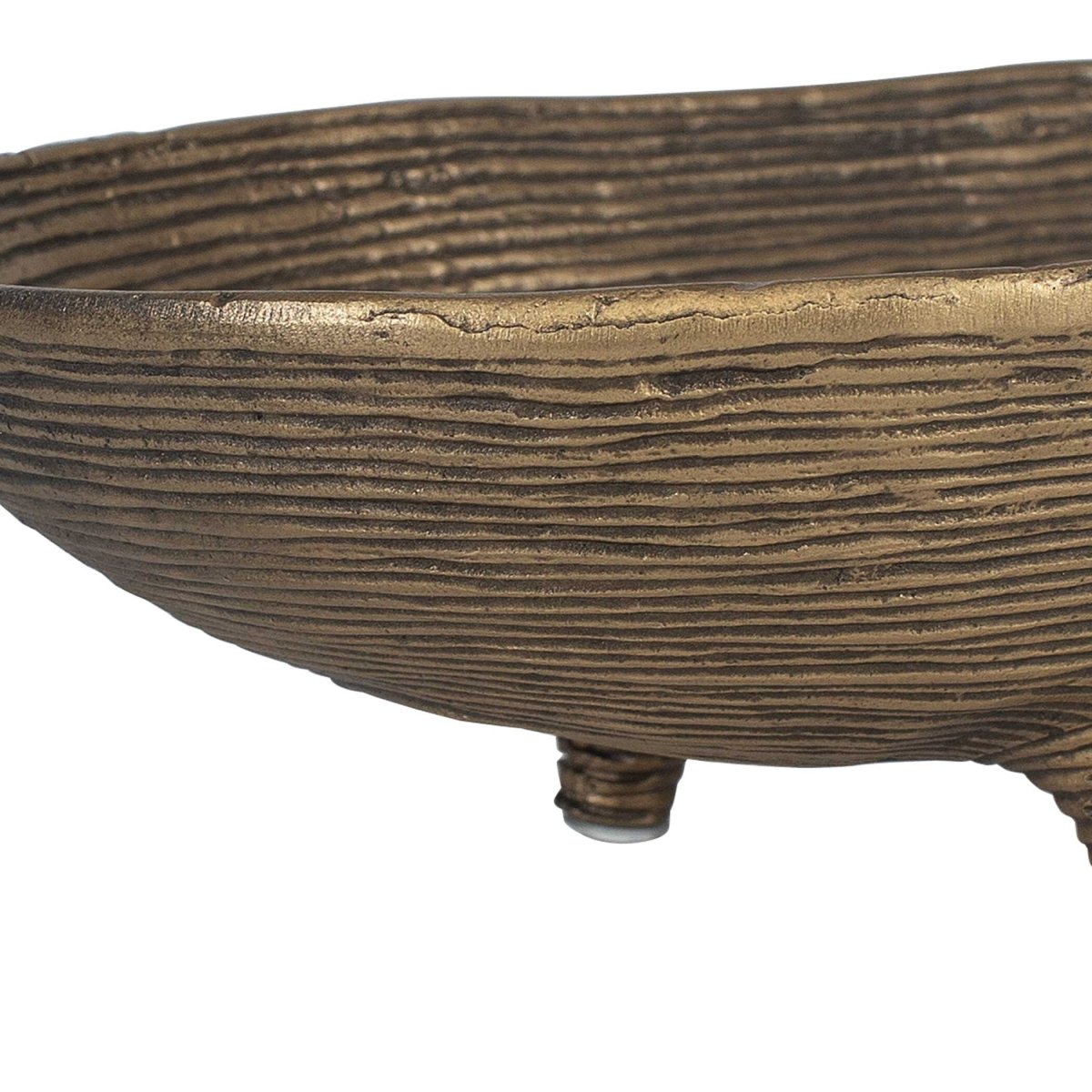 Stratum Oval Brass Bowls Set/2 - Uttermost - Decorative Bowls by Modest Hut