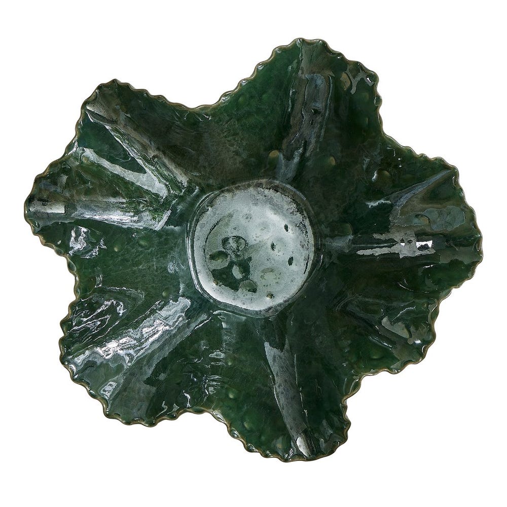 Verdant Bloom Outdoor Bowl - Uttermost - Decorative Bowls by Modest Hut