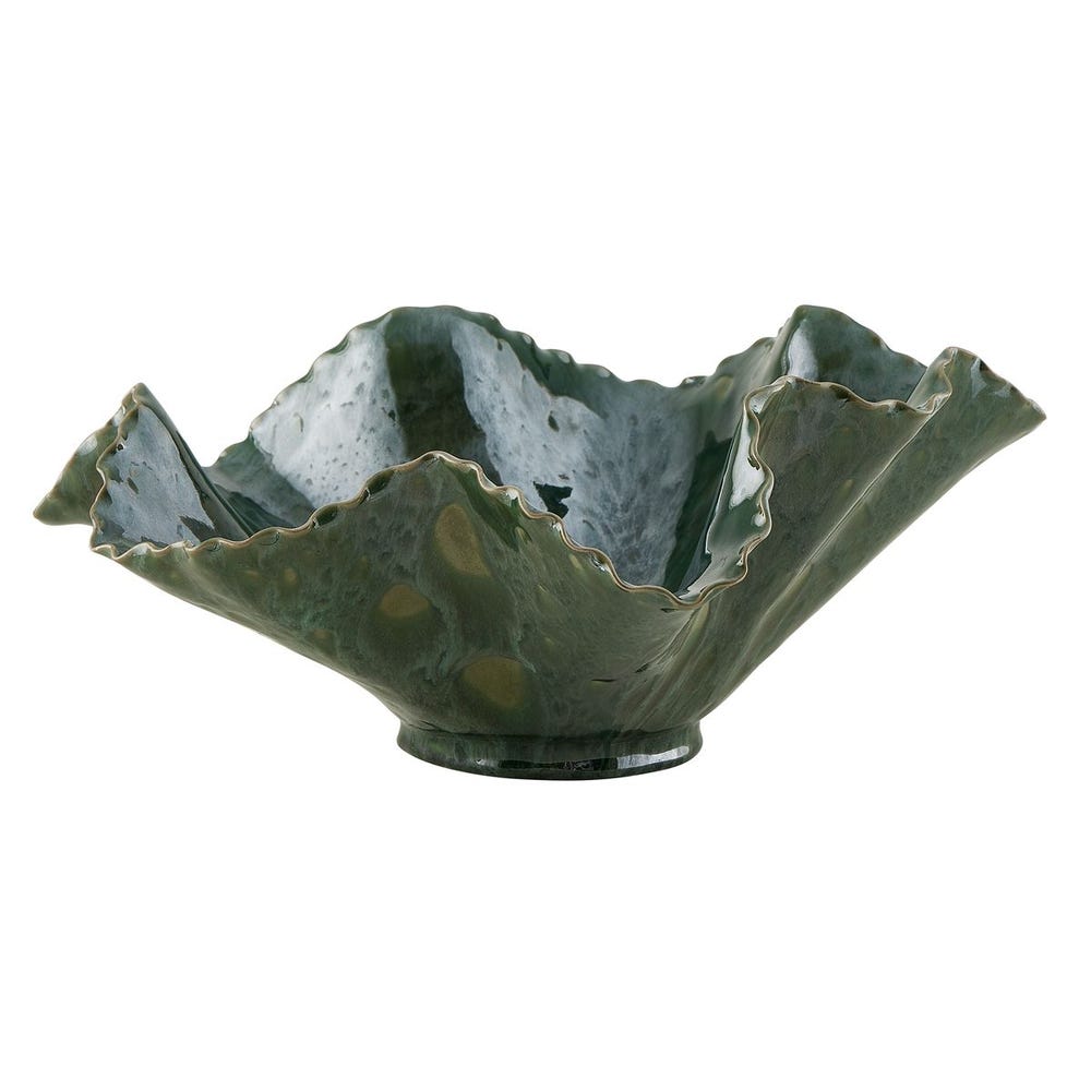 Verdant Bloom Outdoor Bowl - Uttermost - Decorative Bowls by Modest Hut