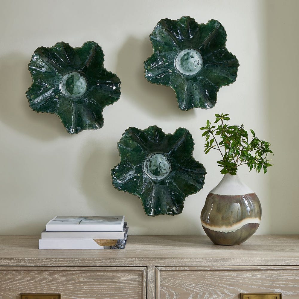 Verdant Bloom Outdoor Bowl - Uttermost - Decorative Bowls by Modest Hut