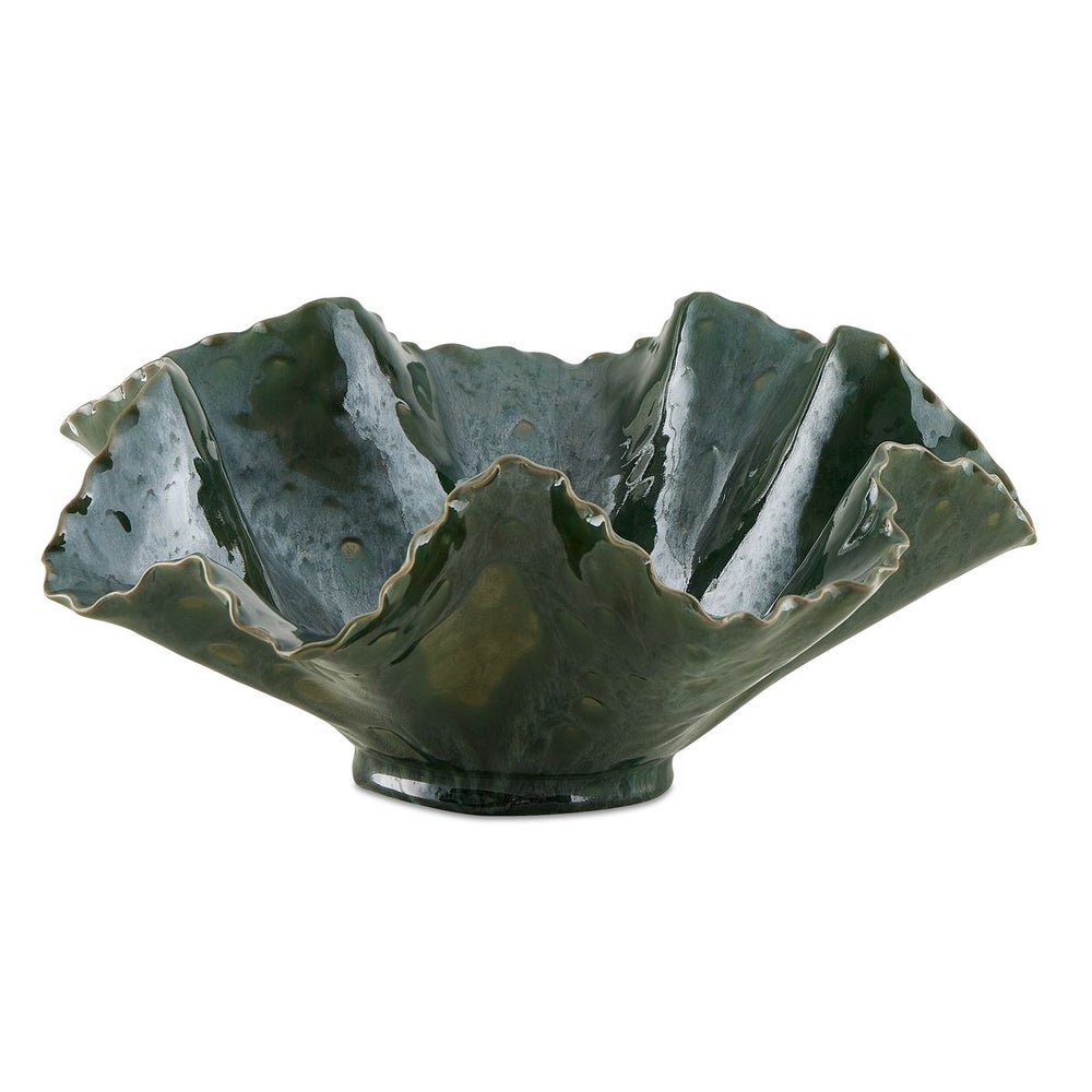 Verdant Bloom Outdoor Bowl - Uttermost - Decorative Bowls by Modest Hut