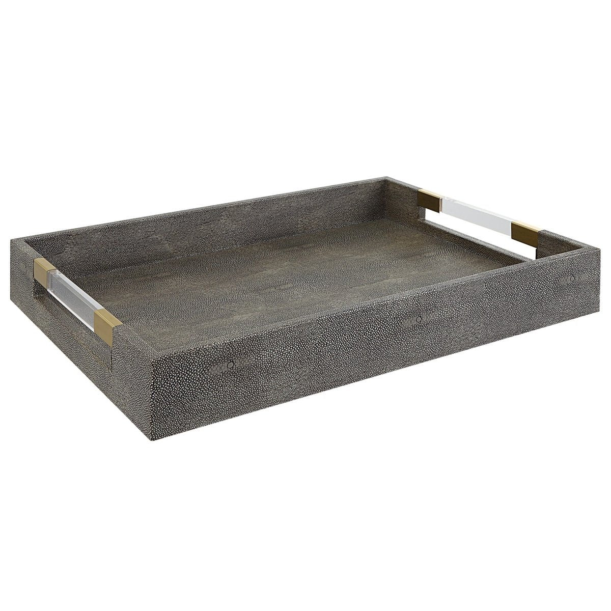Wessex Gray Tray - Uttermost - Decorative Trays by Modest Hut