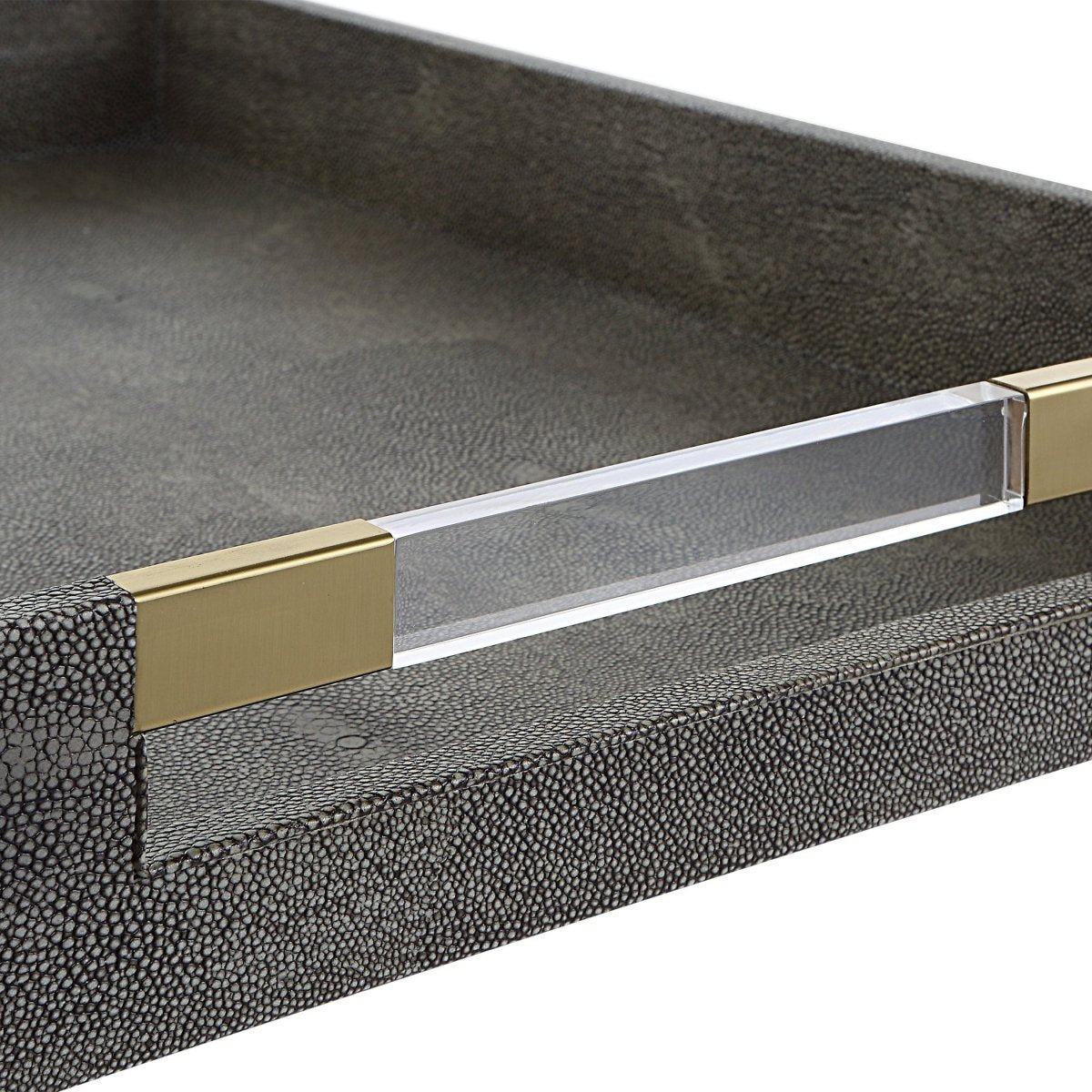 Wessex Gray Tray - Uttermost - Decorative Trays by Modest Hut