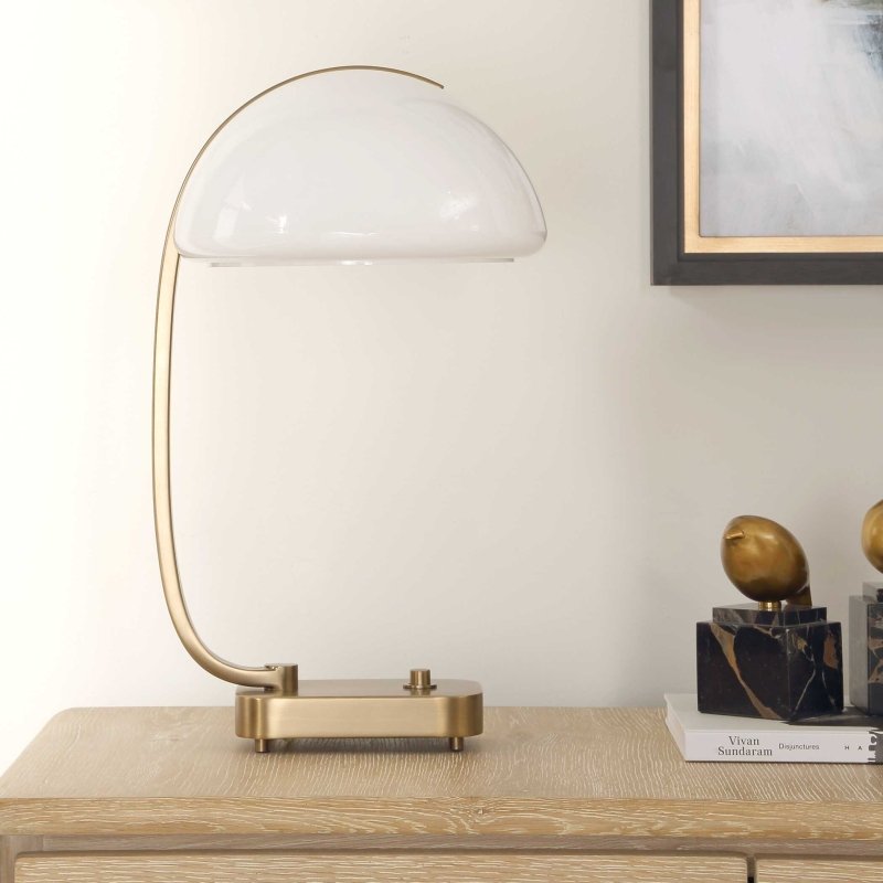 Bend The Rules Brass Desk Lamp - Desk Lamps