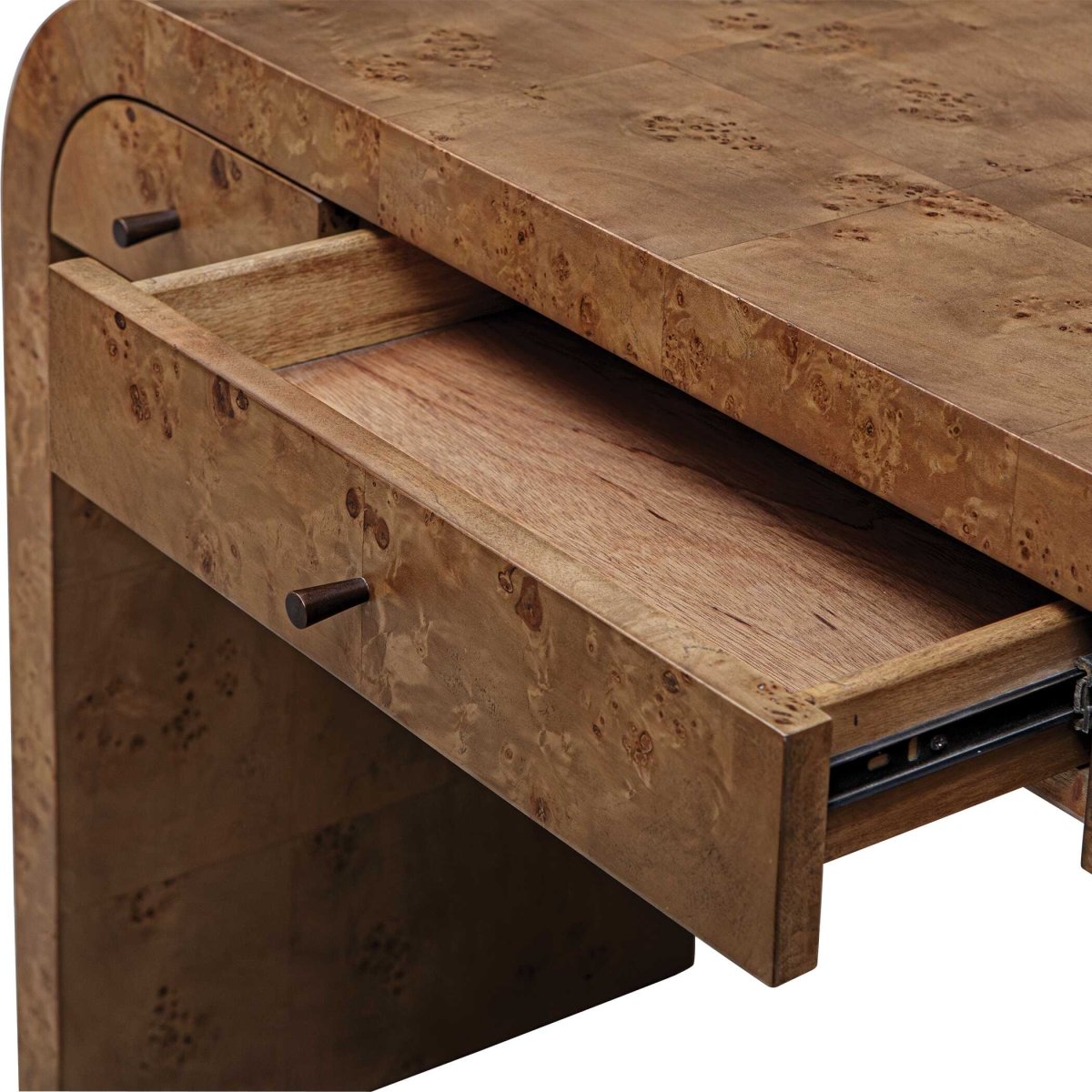 Rocco Mappa Burl Desk - Uttermost - Desks by Modest Hut